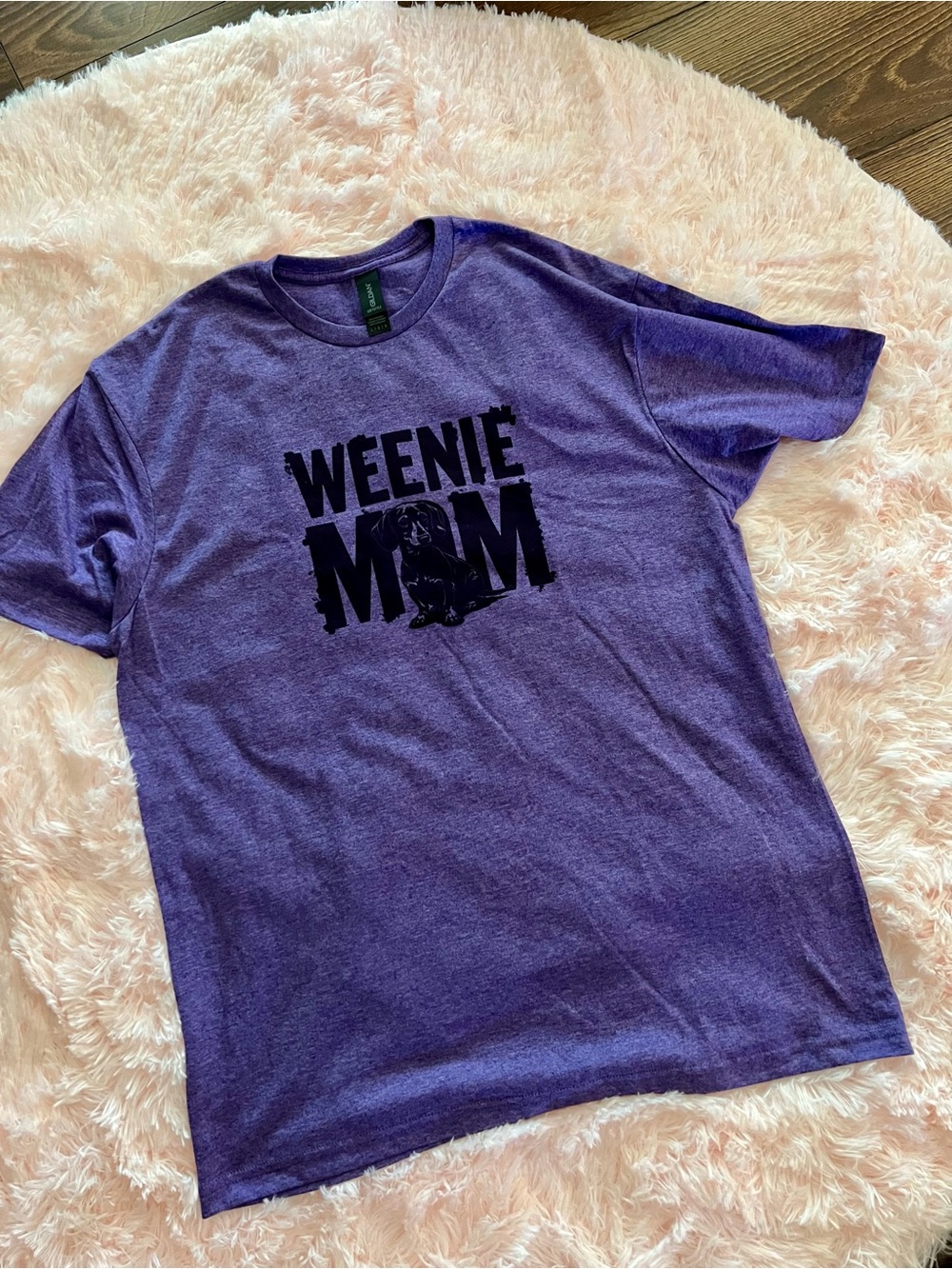 Weenie Mom Graphic Tee - Purple - NEW S0004T